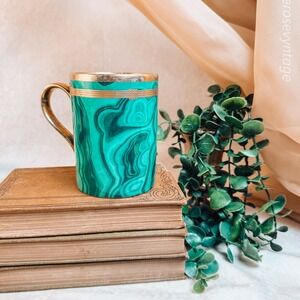 Christian Dior Gaudron Malachite Tea Cup